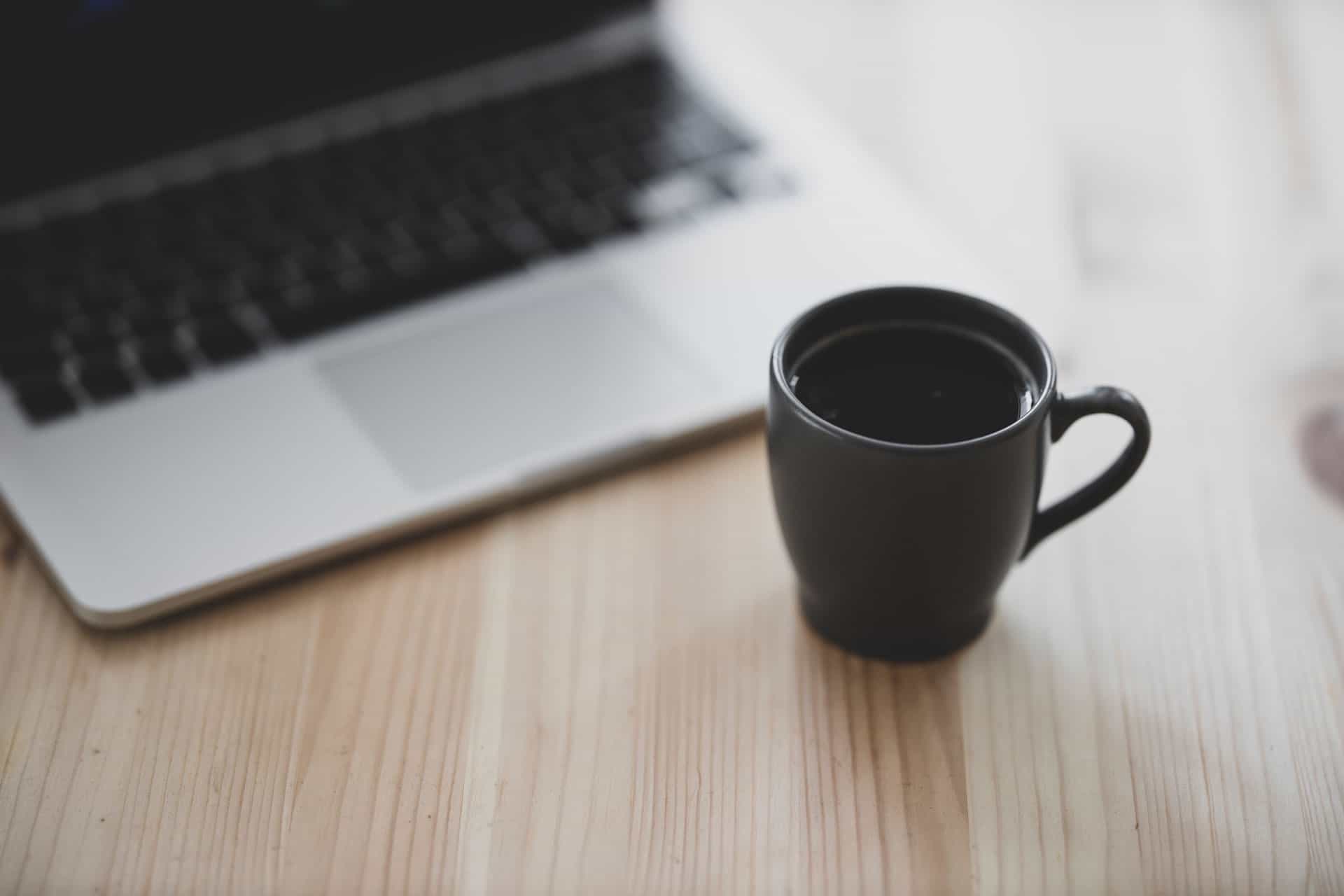 Coffee Mug and Laptop