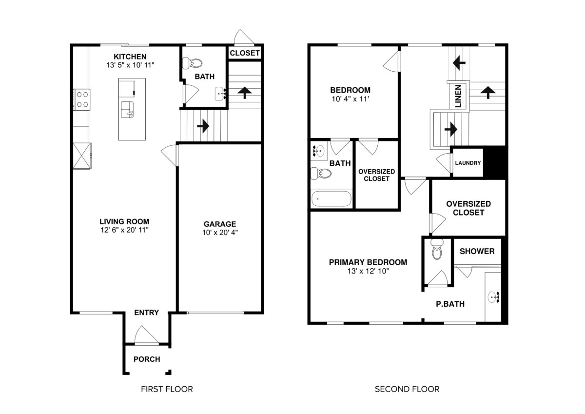 Twelve Bridges Duet B floor plan