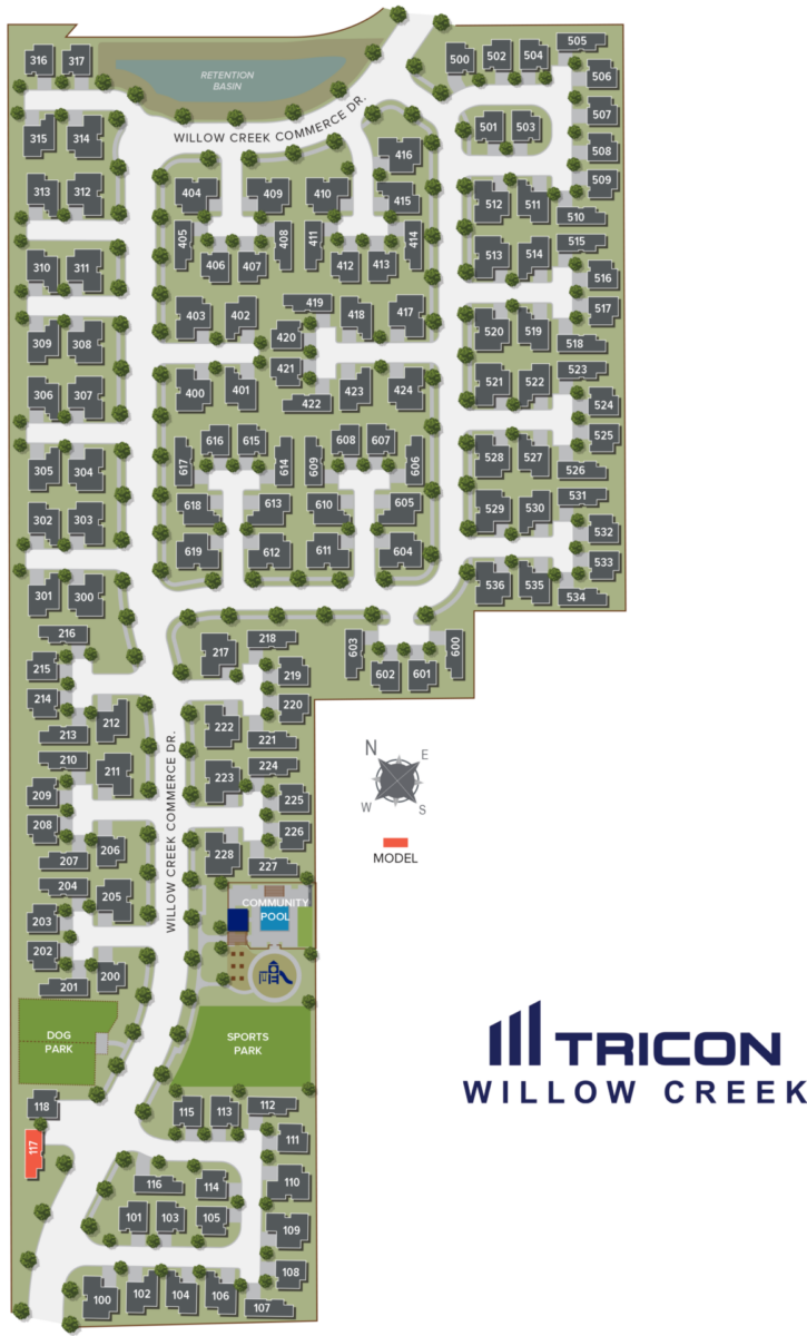 Tricon Willow Creek Rental Home Community