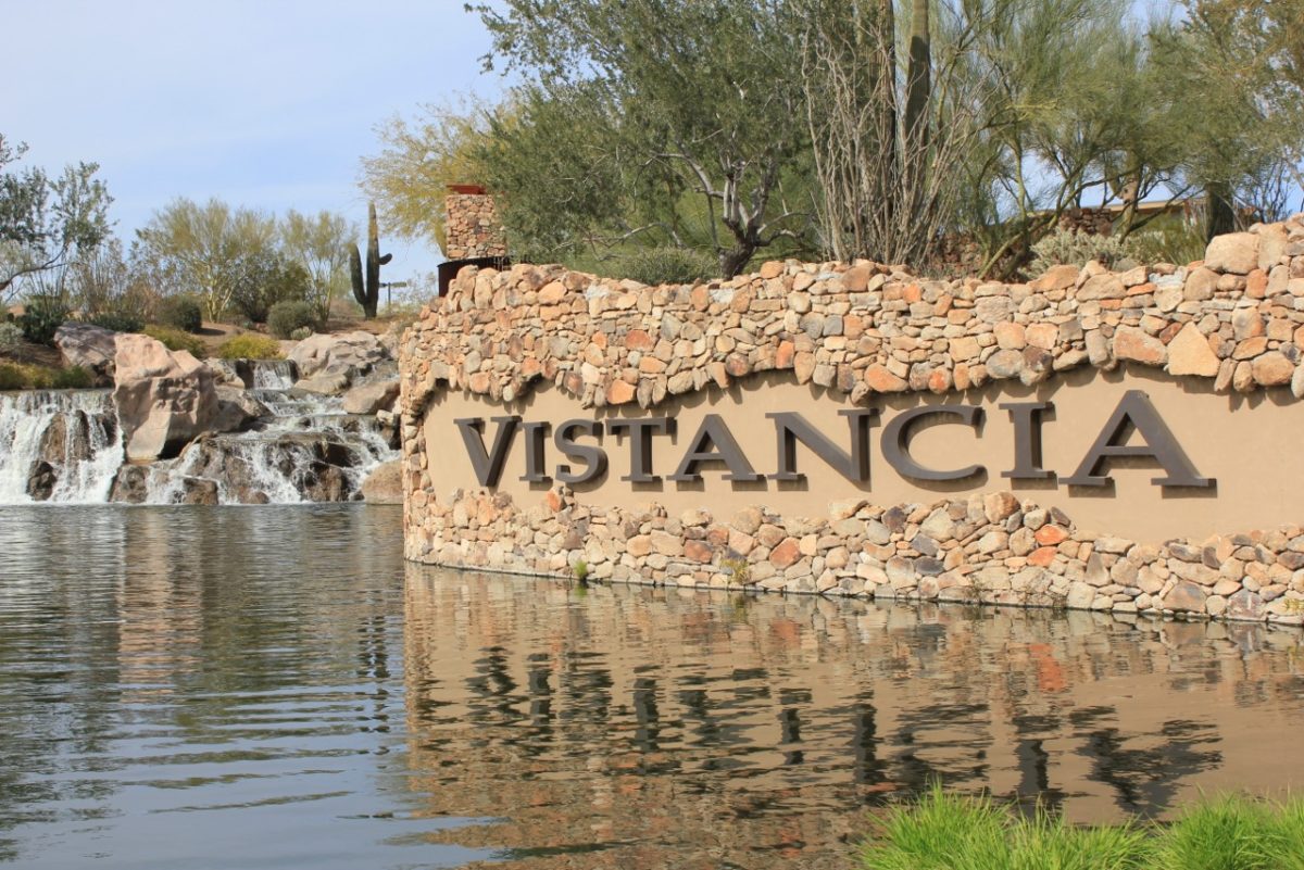 Entry monument at Vistancia